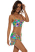 Luli Fama Positano Square Neck Corset Top